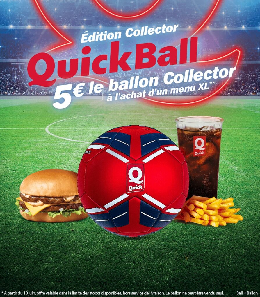 Quick Ball, 5€ le ballon collector ! 